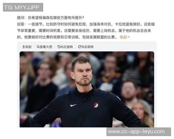 斯普利特谈杨瀚森缺阵原因强调耐心等待合适时机上场 斯普利特谈杨瀚森缺阵原因强调耐心等待合适时机上场